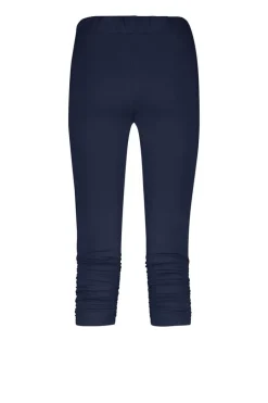DiDi Capri legging ruffle in donkerblauw- Leggings | Basics