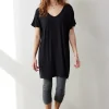DiDi Capri leggings ruffle in Dark shadow grey- Leggings | Basics