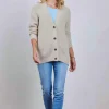 DiDi Cardigan Sonia Feather grey- Truien & Vesten | Cardigans