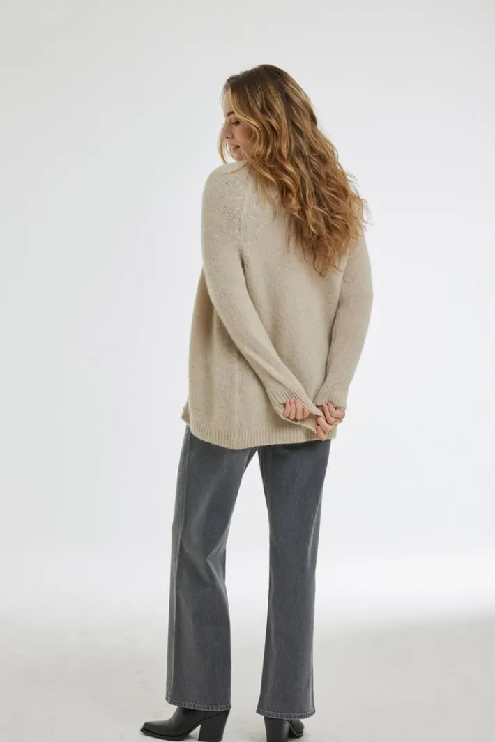 DiDi Cardigan Sonia Feather grey- Truien & Vesten | Cardigans