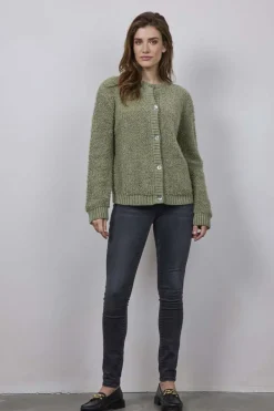 DiDi Cardigan Venus Hedge green- Truien & Vesten | Cardigans