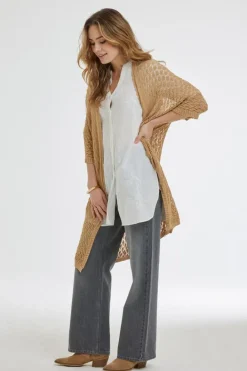 DiDi Cardigan Zita Light sand- Truien & Vesten | Cardigans