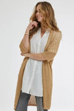 DiDi Cardigan Zita Light sand- Truien & Vesten | Cardigans