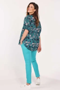 DiDi Chino in ceramic green- Lange Broeken