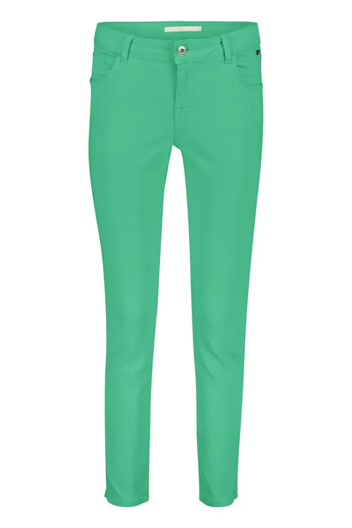 DiDi Cropped 7/8 pants in Green Spruce- Lange Broeken