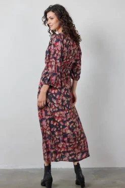 DiDi Dress Dalina Darkblue Dewdrop print- Jurken & Tunieken