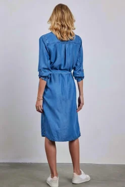 DiDi Dress Dani Denim mid blue- Denim | Jurken & Tunieken