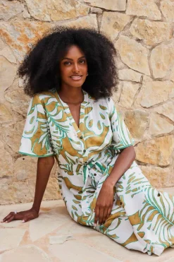 DiDi Dress Dayla Safari print- Jurken & Tunieken