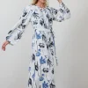 DiDi Dress Divine Offwhite Ambiance print- Jurken & Tunieken