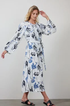DiDi Dress Divine Offwhite Ambiance print- Jurken & Tunieken
