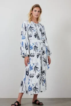 DiDi Dress Divine Offwhite Ambiance print- Jurken & Tunieken