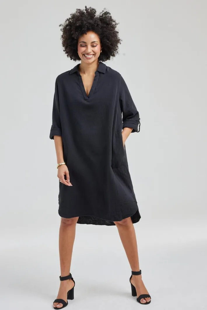 DiDi Dress Grace in Black- Jurken & Tunieken