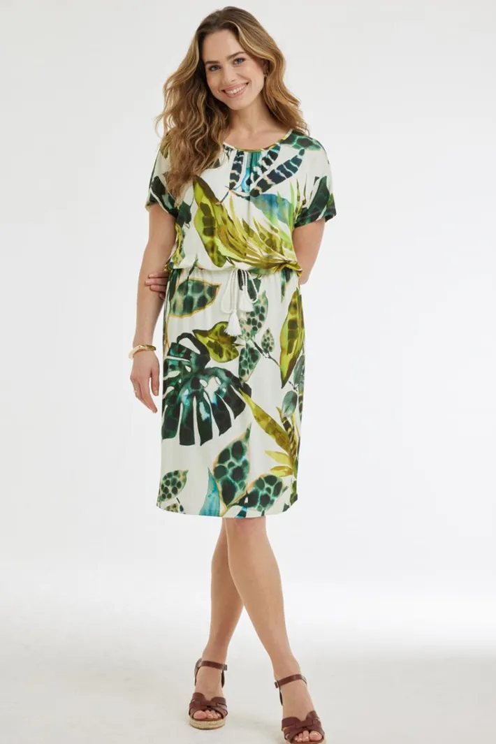 DiDi Dress Jacky Amazone print- Jurken & Tunieken