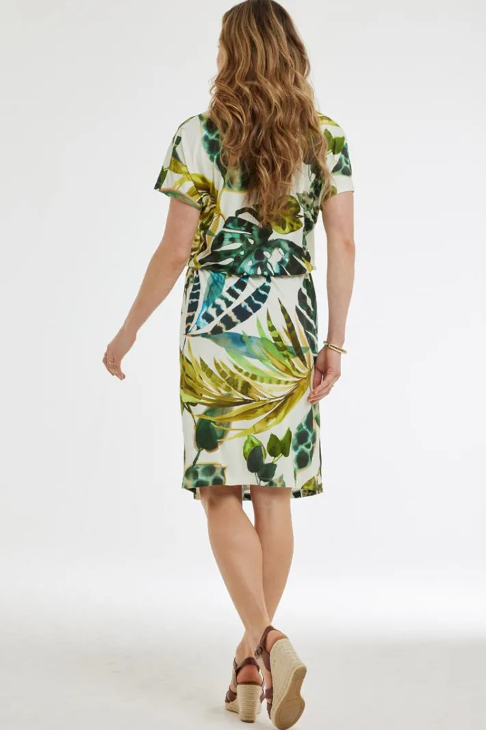 DiDi Dress Jacky Amazone print- Jurken & Tunieken