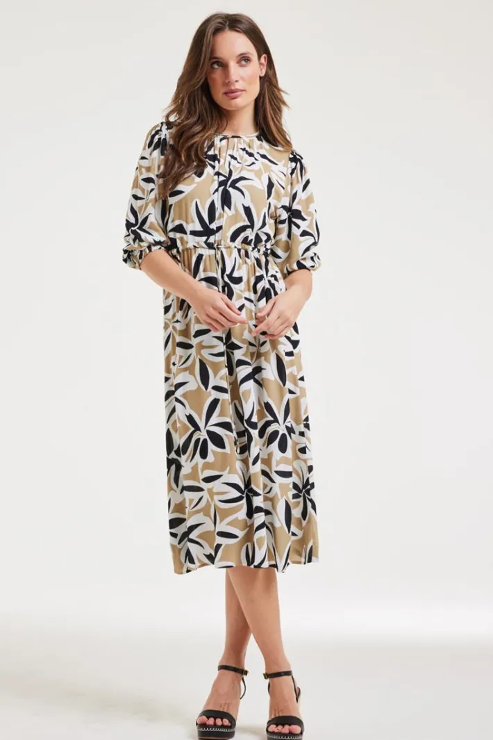 DiDi Dress Jade Shade print- Jurken & Tunieken