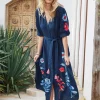 DiDi Dress Jamie Dark blue- Jurken & Tunieken