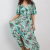 DiDi Dress Jazzy Ocean green Reflection print- Jurken & Tunieken