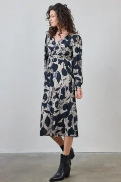 DiDi Dress Jewel Sand Wall flower print- Jurken & Tunieken