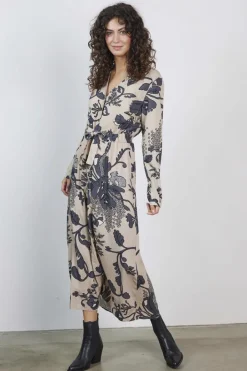 DiDi Dress Joyful Grey Ensemble print- Jurken & Tunieken