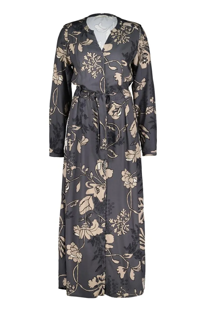DiDi Dress Joyful Grey Ensemble print- Jurken & Tunieken