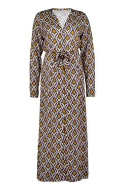 DiDi Dress Joyful in offwhite with Cosmic dreams print- Jurken & Tunieken