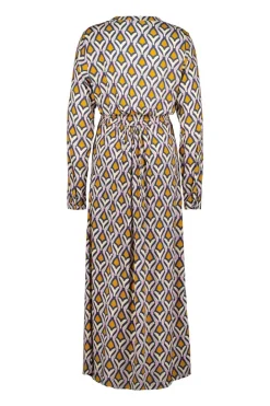 DiDi Dress Joyful in offwhite with Cosmic dreams print- Jurken & Tunieken