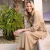 DiDi Dress Maxime Incense sand- Jurken & Tunieken