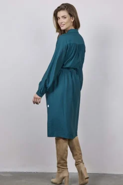 DiDi Dress Maya Dark sea green- Jurken & Tunieken