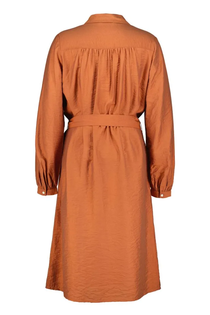 DiDi Dress Maya in Ginger brown- Jurken & Tunieken