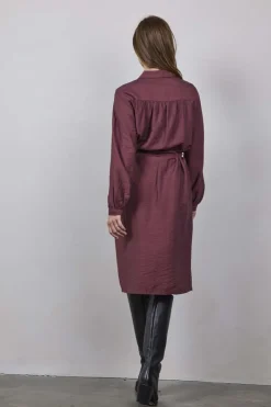 DiDi Dress Maya Red mahogany- Jurken & Tunieken