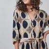 DiDi Dress Melody Sand with Monsoon print- Jurken & Tunieken