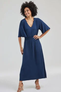 DiDi Dress Naomi in Dark navy- Basics | Jurken & Tunieken
