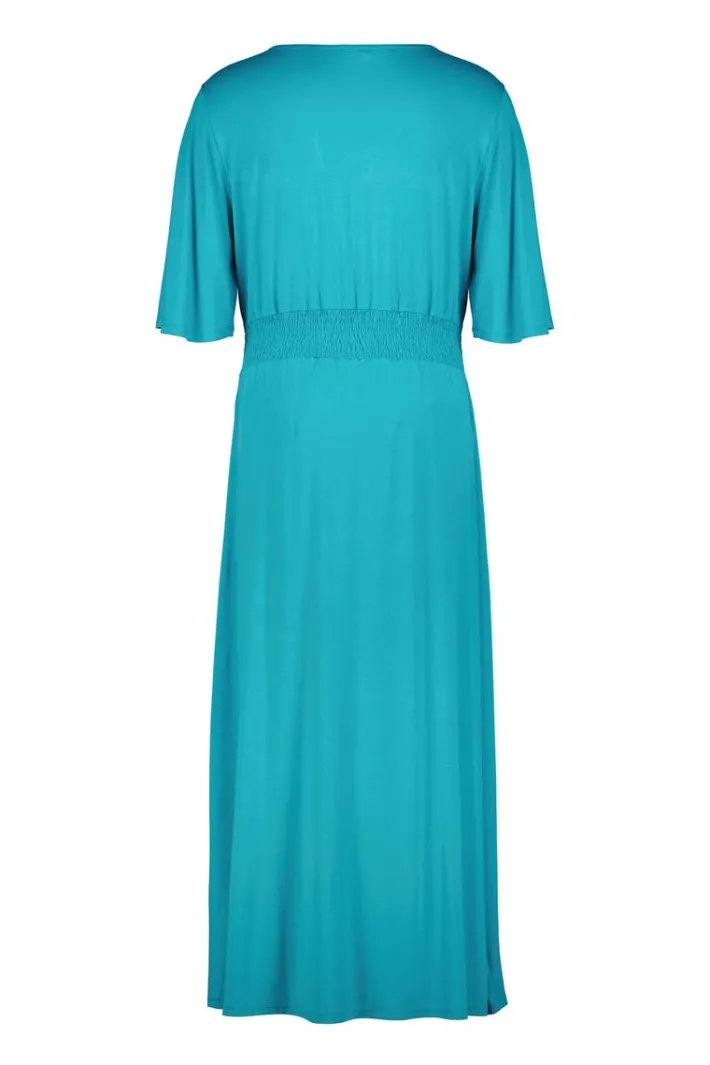 DiDi Dress Naomi in Dark turquoise- Basics | Jurken & Tunieken