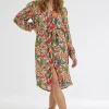 DiDi Dress Noble Offwhite Amazing print- Jurken & Tunieken