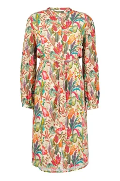 DiDi Dress Noble Offwhite Amazing print- Jurken & Tunieken