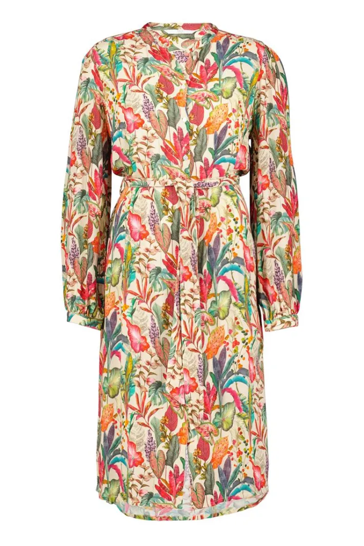 DiDi Dress Noble Offwhite Amazing print- Jurken & Tunieken