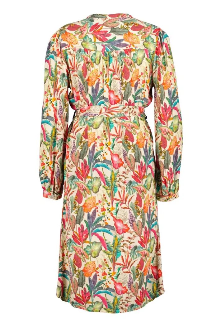 DiDi Dress Noble Offwhite Amazing print- Jurken & Tunieken