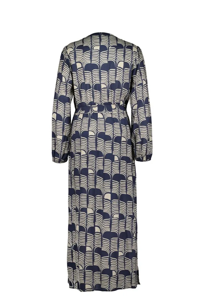 DiDi Dress Paz Dark blue Glow print- Jurken & Tunieken