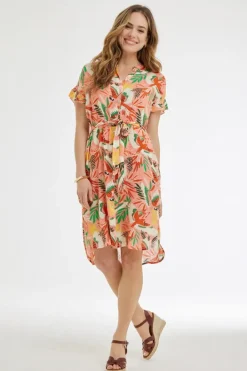 DiDi Dress Ruffle Palooza print- Jurken & Tunieken