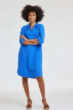 DiDi Dress Vulcano Ampora blue- Jurken & Tunieken