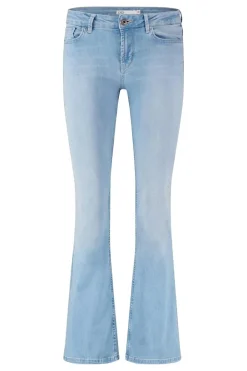 DiDi Flared denim pants bleached- Denim | Lange Broeken