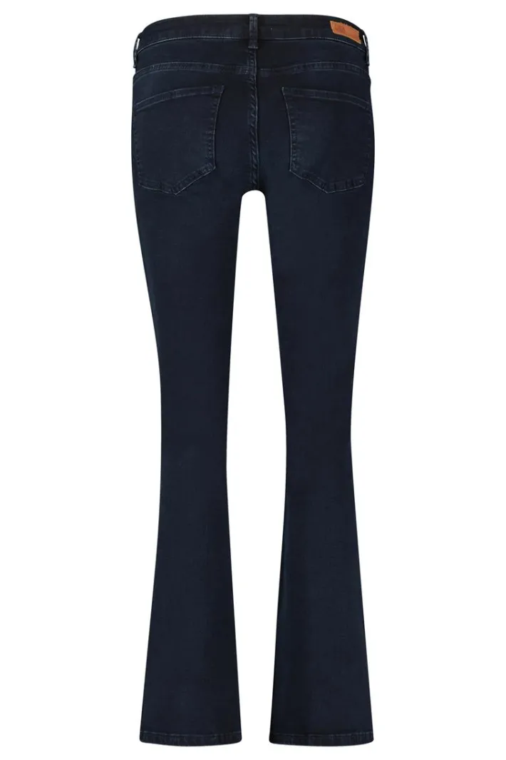 DiDi Flared denim pants dark blue- Denim | Lange Broeken