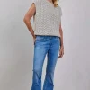 DiDi Flared denim pants mid blue- Denim | Lange Broeken