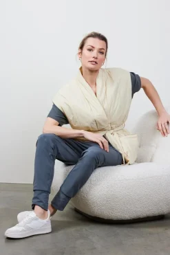 DiDi Gilet Romy in Oyster white- Jassen | Gilets