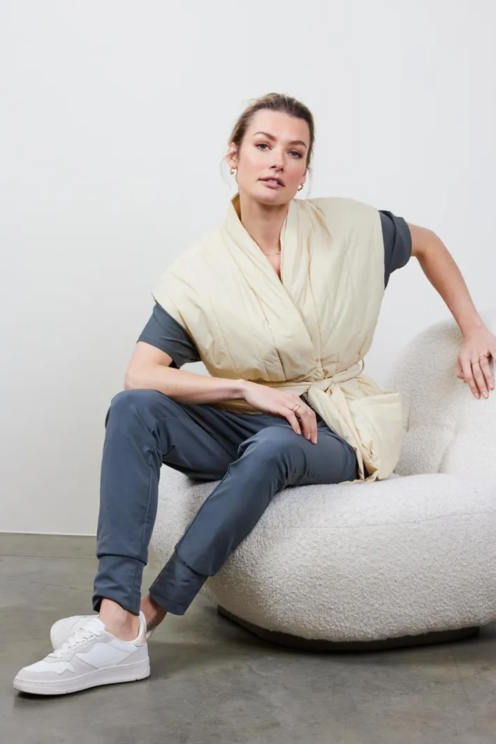 DiDi Gilet Romy in Oyster white- Jassen | Gilets
