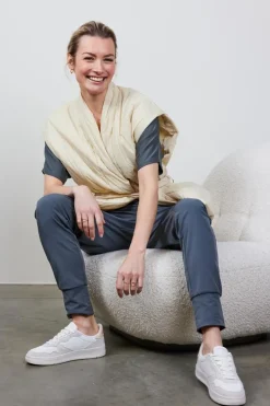 DiDi Gilet Romy in Oyster white- Jassen | Gilets