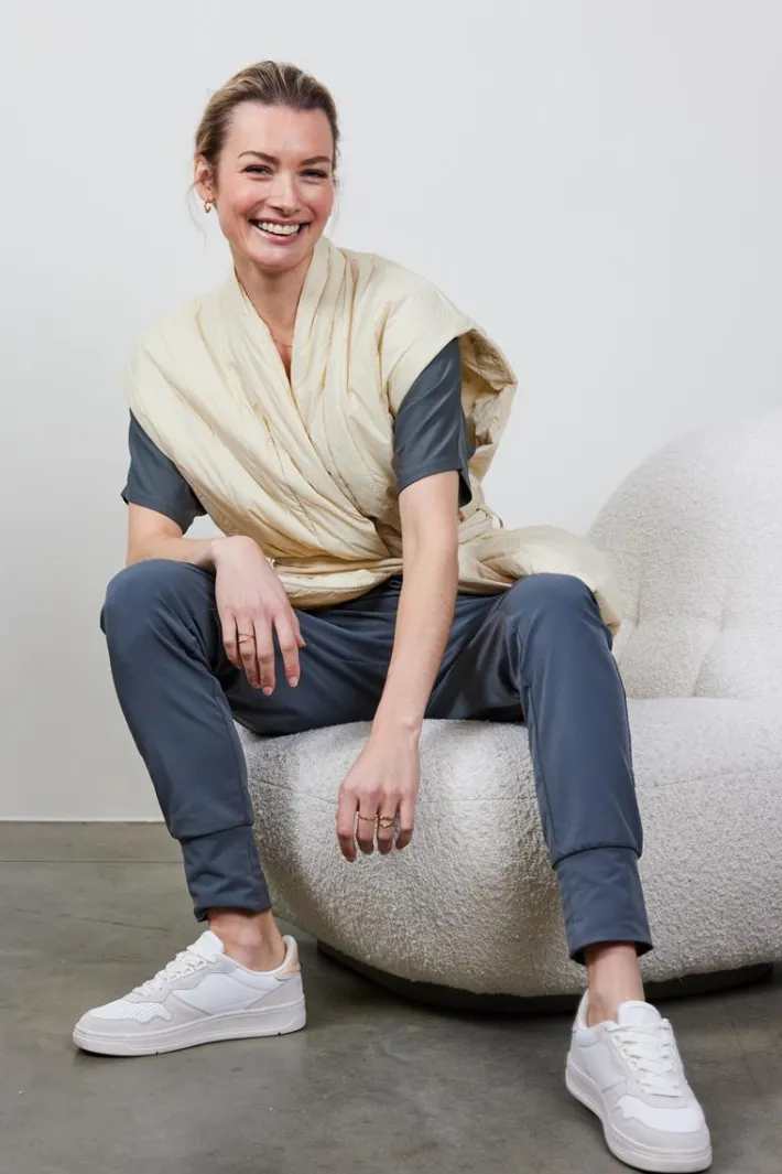 DiDi Gilet Romy in Oyster white- Jassen | Gilets