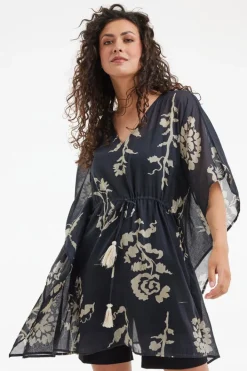 DiDi Kaftan Lagoon Bouquet hunt- Kaftans En Kimonos | Jurken & Tunieken