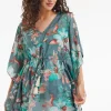 DiDi Kaftan Lagoon Reflection print- Kaftans En Kimonos | Jurken & Tunieken