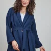 DiDi Kimono sweat vest Lois in donkerblauw- Truien & Vesten